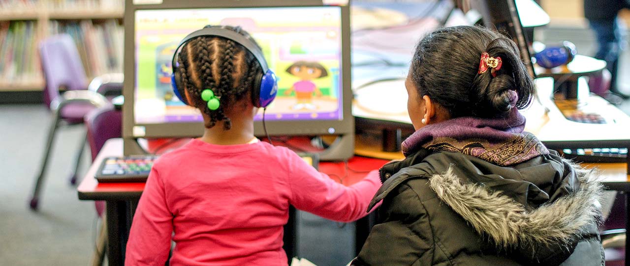 Children can access a variety of educational computer programs at any EPL location.