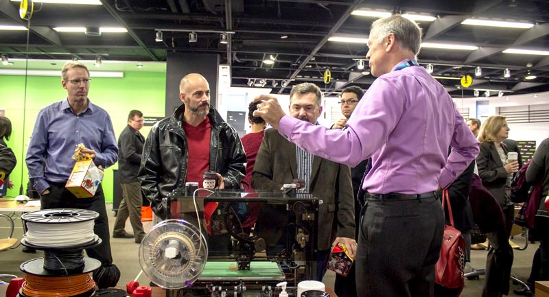 The grand opening of the EPL Makerspace was held in February.